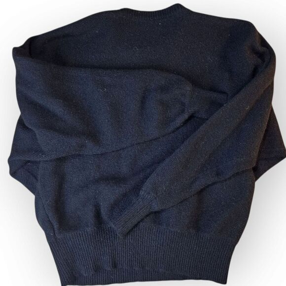 Vintage Black Lambswool Beaded Sweater - Picture 10 of 11